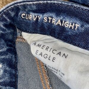 American Eagle Curvy Straight Jeans